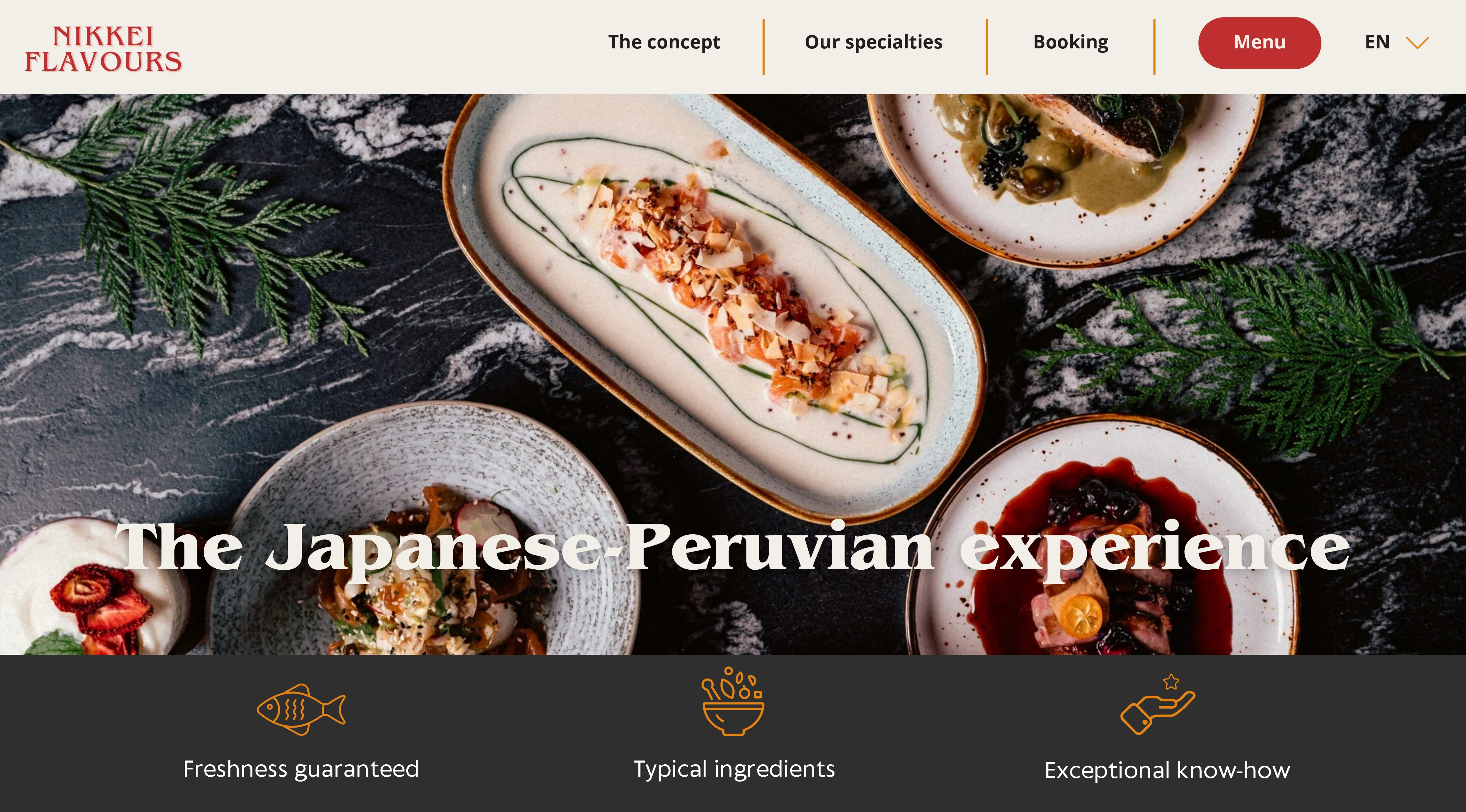 Maquette Site Nikkei Flavours